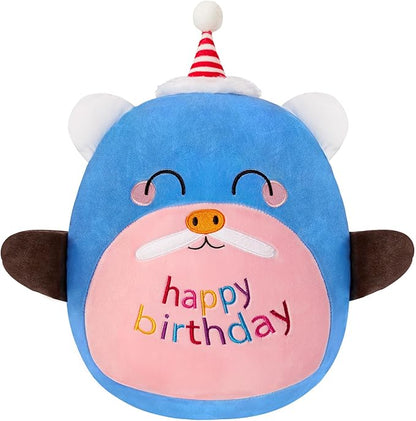 Pig Plush 13" Toy Pig Stuffed Animal Cute Birthday Whale Plushies Pillow Soft Plushie Doll Gifts for Kid Decor