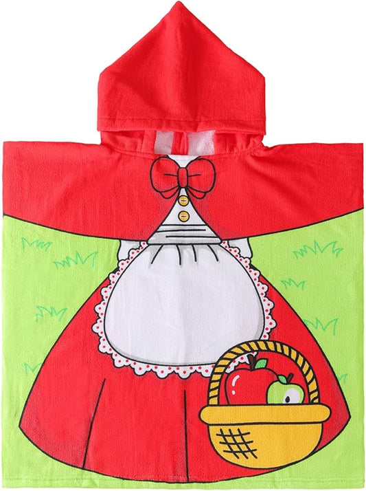 NovForth Kids Beach Towel for Boys Girls, Hooded Bath Towel Wrap, Toddler Pool Towel with Hood