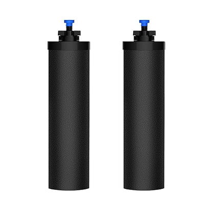 Water Filter Replacement for Berkey® Purification Elements Compatible with Berkey® Countertop Gravity Filter System Reduce Chlorine Black (Pack of 2)