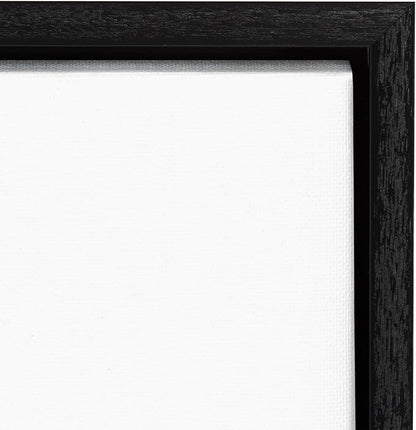 Amanti Art Framed Canvas Wall Art Print (16x16) Singing I by Asia Jensen Float Framed Canvas Art for Wall Decor, Living Room, Bedroom, Bathroom, Kitchen, Office or Business Artwork from WI, USA