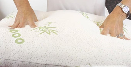 King Pillow Memory Foam - Stay Cool Removable Cover with Zipper - Hotel Quality Pillow Relieves Snoring,migraines, Insomnia, Neck Pain and Tmj, Also Help with Asthema (King)