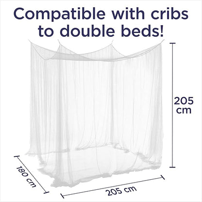 EVEN NATURALS Luxury for Bed Canopy, Large Tent, Double to Queen, Camping Screen House, 2pk…