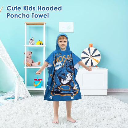Kids Beach Towels Baby Towels with Hood Toddler Pool Towel Large Bath Towels for Boys and Girls for Travel Shower Swimming