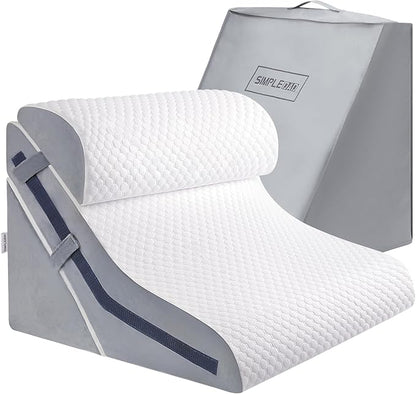 Wedge Pillow for Sleeping, Orthopedic Bed Wedge Pillow Set, 15-in-1 Adjustable Memory Foam Wedge Pillow Post Surgery, 9 &16 & 20 inches Height 3-in-1 Incline Pillows Wedges for Back Pain/Acid Reflux