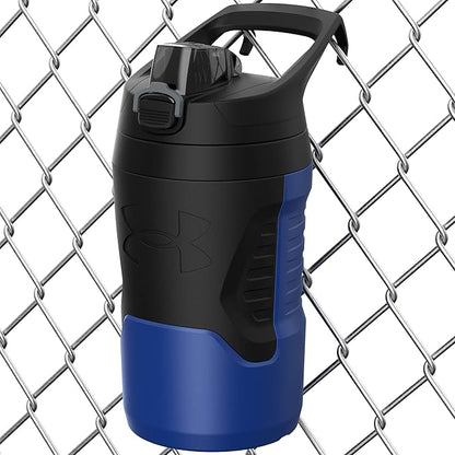 Under Armour Sports Water Jug, 32 oz Insulated Water Bottle w/Handle, Fence Hook, Leak Resistant, Baseball, Football & More