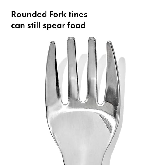 OXO Tot On-The-Go Fork and Spoon Set - Dusk