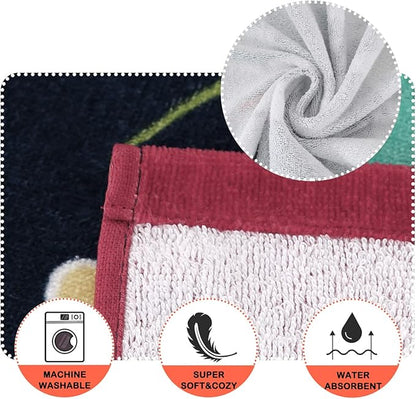 Wowelife Kids Beach Towels, Hooded Towels for Kids, Poncho Towel Wrap, Premium 100% Cotton Soft and Breathable, Extra Large 50"x30", Multi Use for Bath Pool Beach Swim Bathroom