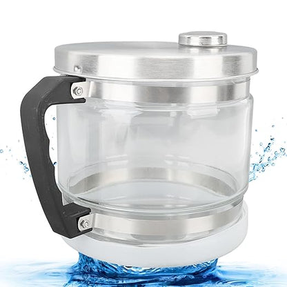 4L Water Container for Distiller, Portable Glass Distilled Water Storage Container, Collection Bottle Replacement for Countertop Distillers, Ensure The Purity of Distilled Water