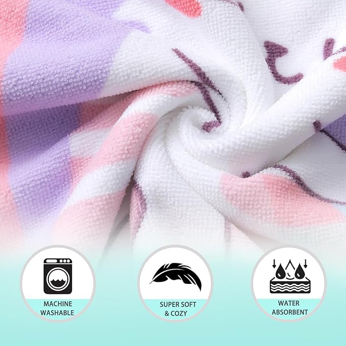 NovForth Kids Beach Towel for Boys Girls, Shark Hooded Bath Towel Wrap, Toddler Pool Towel with Hood