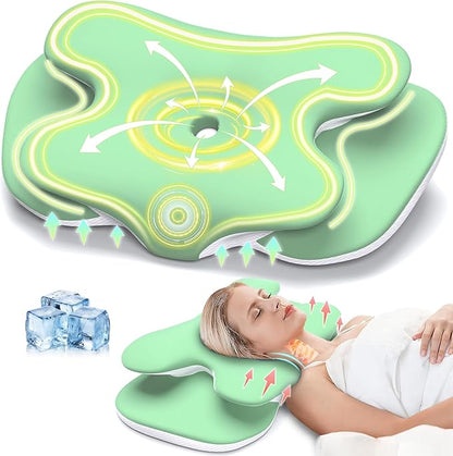 Cervical Pillow for Neck Pain Relief, Ergonomic Pillow for Side Sleeping, Orthopedic Pillow for Back & Stomach Sleepers, Cooling Memory Foam Neck Pillows for Shoulder Pain Perfect for Deep Sleep