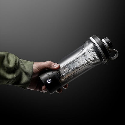 Electric Shaker Bottle, Portable Blender Protein Shaker, USB Rechargeable MixMate Blender For Protein Shakes Pre Workout Greens Coffee Pancake Mix Cocktail Cocktails (Frost White)