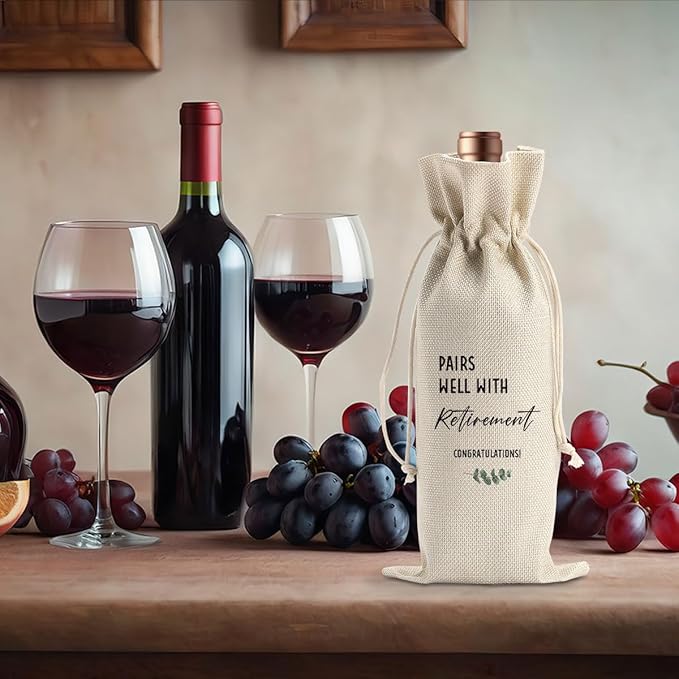 Farewell Gifts for Coworkers Moving Away Gifts for Friends Coworker Leaving Gifts for Women Retirement Gifts for Women Men New Beginnings Gifts for Women Men New Chapter Wine Bag