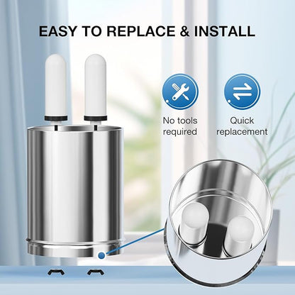 7" Ceramic Filter Activated Carbon Gravity Water Replacement Element (Ceramic Carbon, 2)