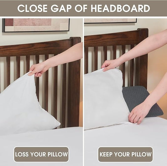 Wedge Pillow Headboard/Bed Wedge Pillow for Headboard/Bed Gap Filler Full (54"x10"x6"), Bolster Bed Mattress Wedge Pillow for Sleeping, Headboard Pillow for Gap (0-8") Between Bed and Wall