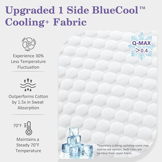 HOMELAB Adjustable Shredded Memory Foam Pillows Queen Size, Cooling Bed Pillows for Sleeping with Removable Cover, Medium Pillows for Side Stomach & Back Sleepers, 2 Packs 20"x28"