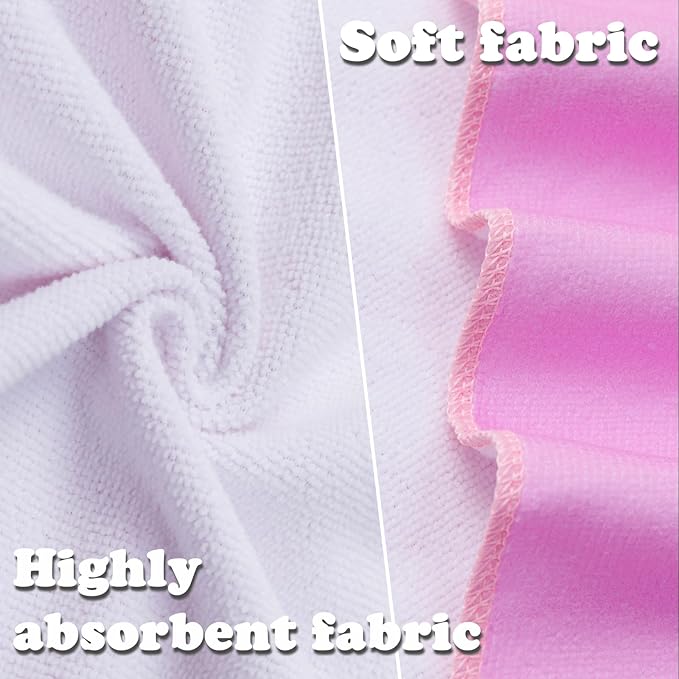 Kids Hooded Towels - Soft and Absorbent Bath, Beach, Swim Pool 30" x 60" Large Towel Cover Up for Boys and Girls Pink