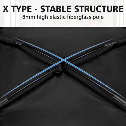 Bed Tent Bed Canopy Breathable 100% for Adult and Kids Light Reduction Sleeping Dream Tents Indoor Portable Big Space with String Light 3 Doors Twin Full Queen King Size