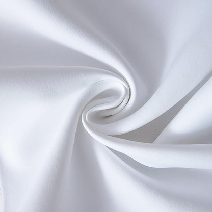 Mrs.Naturall 72 Inch Curtains Room Darkening Curtains for Living Room 72 Inches Long,White