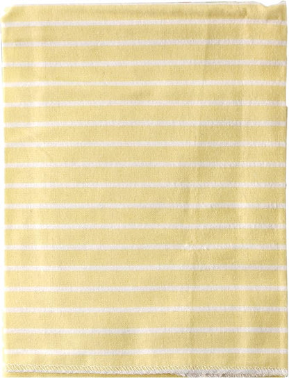 Luvable Friends Unisex Baby Cotton Flannel Receiving Blankets, Yellow, One Size