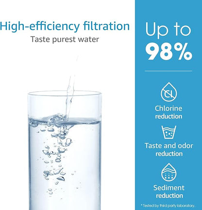 AQUACREST F-1000, 4204490 Water Filter, Replacement for F-1000, Sub-Zero 4204490, 4290510,F-3000 and AquaPure AP Easy C-Complete, Subzero Water Filter 4204490, F-1000S & F-2000S & F-3000S, Pack of 2