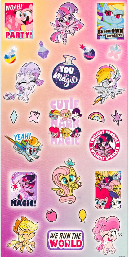 My Little Pony Bath Towel Set for Kids - Bundle with 27" x 54" My Little Pony Beach Towel Plus Stickers, Activity Book, More | My Little Pony Bathroom Set for Girls