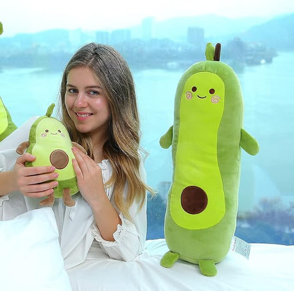 Niuniu Daddy Avocado Stuffed Animal 11.5 inch Plushies Squishy Snuggle Plush Toys Soft Kawaii Food Shaped Plushie Fruit Series Hugging Pillow for Kids/Toddlers/Teen