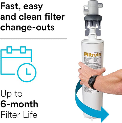 Filtrete Advanced Under Sink Quick Change Water Filtration System 3US-PS01