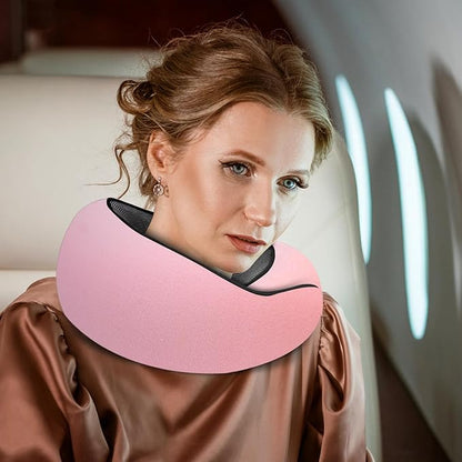 Travel Pillow Neck Pillow 2024, Memory Foam Neck Pillow Airplane, 360° Travel Neck Pillow Soft Neck Pillow for Traveling, Portable Travel Pillows for Airplanes Offices and Cars