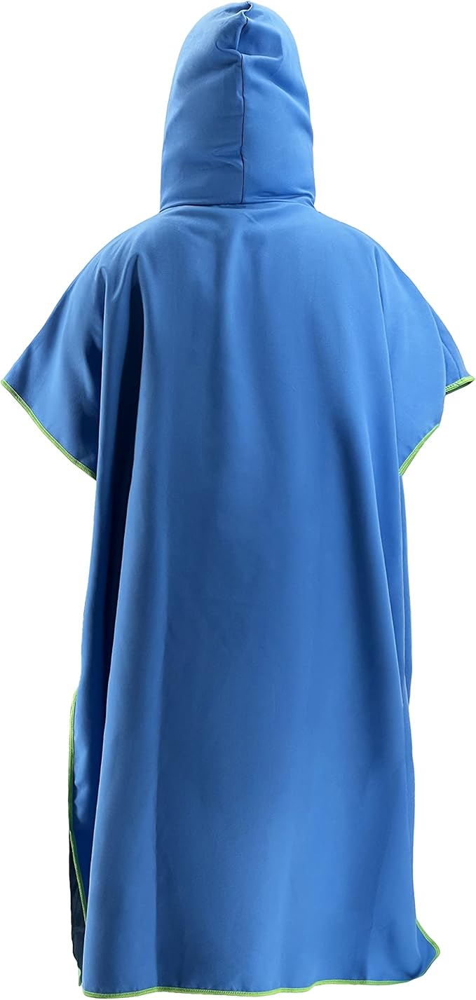 Hooded Beach Bathrobes Surf Poncho Beach Poncho Towel Changing Robe with Hood Soft Quick Dry Bath Towel