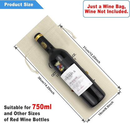 Wine Gift for Wine Lover Wine Bag Birthday Gift for Women Men Wine Lover Gifts for Her Best Friends Friendship Gifts Coworker Boss Leader Gift Funny Wine Themed Gifts Housewarming Gift Wine Bottle Bag