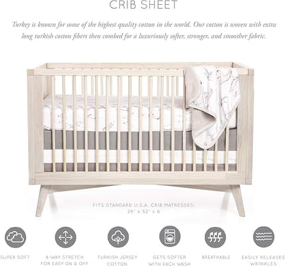 Crib Sheets - Crib Sheets Girl -Crib Sheets Boy - Jersey Sheets - Nursery Bedding - Toddler Bedding Sets for Girls - Toddler Bedding Sets for Boys - Baby Crib Sheets - OILO Studio Crib Sheet Llama