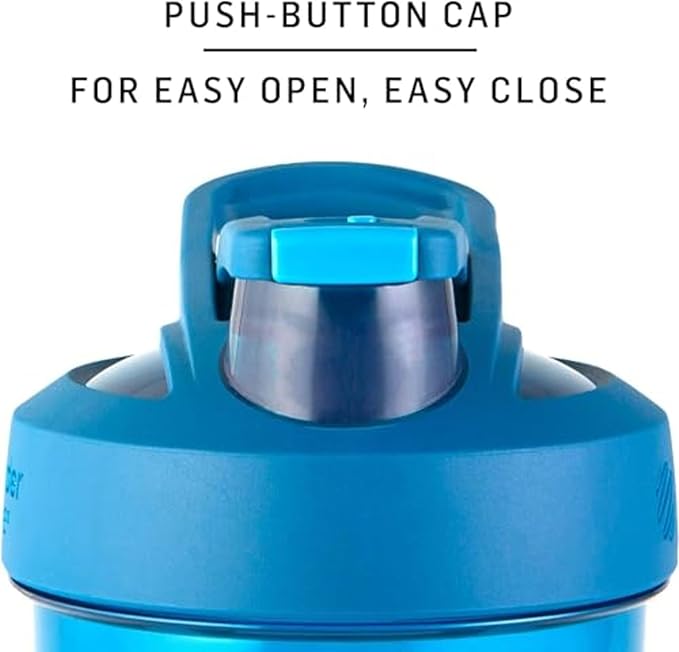 BlenderBottle Strada Shaker Cup Perfect for Protein Shakes and Pre Workout, 24-Ounce, Purple
