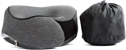 Neck Pillows for Travel - Airplane Pillow – Memory Foam for Kids & Adults – Travel Neck Pillow & Airplane Travel Essentials for Sleeping Support On Flight Or Car (Graphite Grey)