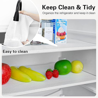 Shelf and Drawer Liner for Kitchen Cabinet,18 in x 20 FT Non-Adhesive Cabinet Liners for Shelves Non-Slip Waterproof Kitchen Drawer Liners Contact Paper Shelf Paper with Knife and Tape Measure