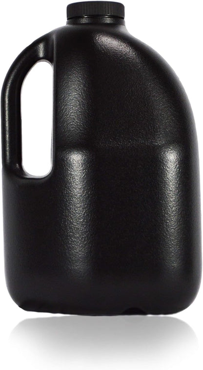 Gallon Gear 1 Gallon Large Water Bottle - BPA Free Plastic, Reusable Water Jug - Hydration Water Bottle for Men and Women - Gym, Sports, Training & Fitness (Black)