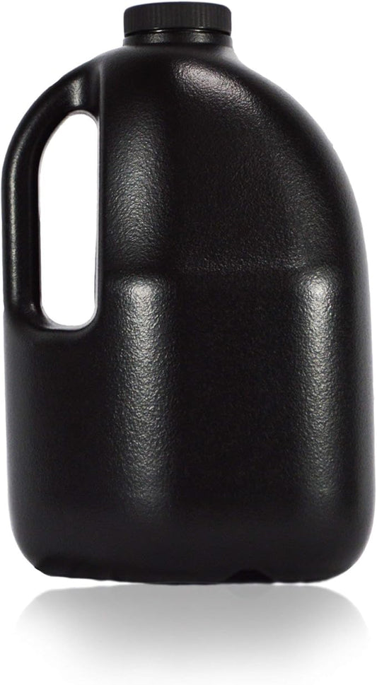 Gallon Gear 1 Gallon Large Water Bottle - BPA Free Plastic, Reusable Water Jug - Hydration Water Bottle for Men and Women - Gym, Sports, Training & Fitness (Black)