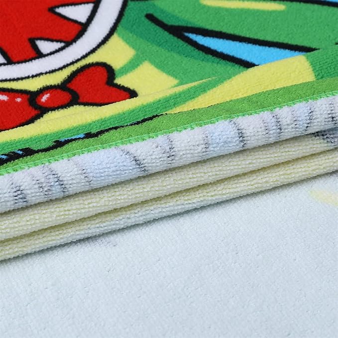 Lightweight Wearable Hooded Beach Towel Poncho for Kids, Toddlers Bath/Pool/Swim Poncho Cover-ups Swimwear Alligator & Shark 2PCS