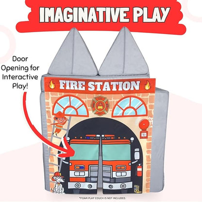Play Panel for Childrens Foam Sofa Kids Couch (Firehouse)