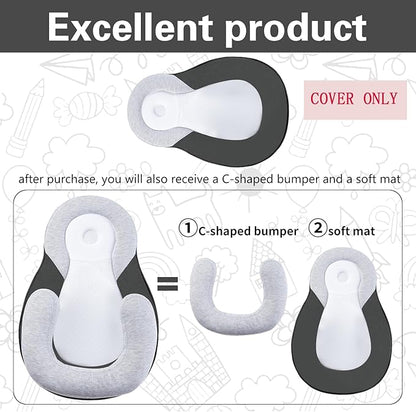 Bed Pillow for Sleeping with Memory Foam, Ultra Cmofortable Support PiIIow(L-Grey01)