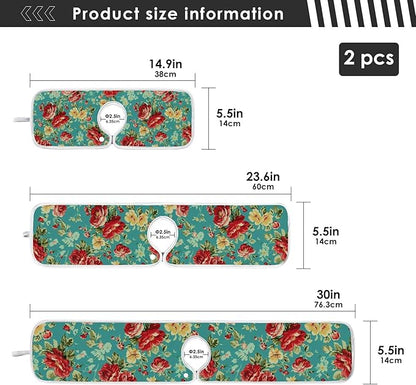 Kitchen Faucet Absorbent Mat, Water Splash Guard for Sink, Faucet Drip Catcher Thicken Sponge Microfiber Faucet Water Catcher Mat Sink Absorbent Mat for Kitchen 14x5in 2 Pack