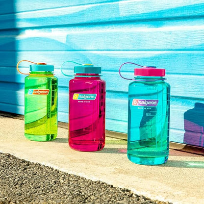 Nalgene Tritan Wide Mouth BPA-Free Water Bottle Eggplant, 32 oz