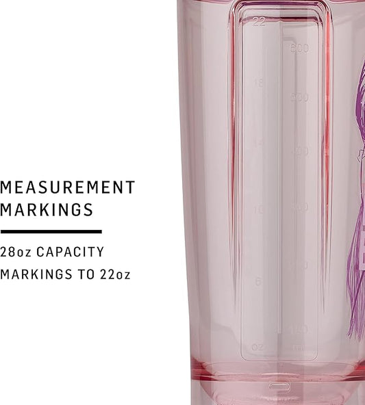 BlenderBottle Disney Princess Shaker Bottle Pro Series, Perfect for Protein Shakes and Pre Workout, 28-Ounce, Strongest Of Them All, Snow White