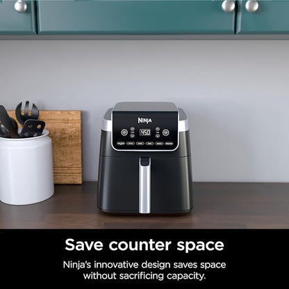 Ninja Air Fryer Pro XL 6-in-1 with 6.5 QT Capacity, Max Crisp, Air Fry, Air Roast, Bake, Reheat, Dehydrate, Max Crisp Technology with 450F, Nonstick Basket & Crisper Plate, Grey, AF181