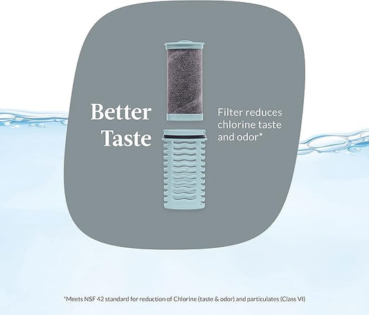 Contigo Clybourn Beverage|Water Bottles, One Size, Blue/Gray