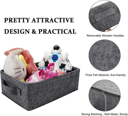 Small Storage Basket Modern Storage Baskets Felt Collapsible Baskets Storage Bins for Cellphone Earphone Chargers Cables Make Up Hair Supplies Fabric Drawers Storage Baskets Cute Storage Baskets