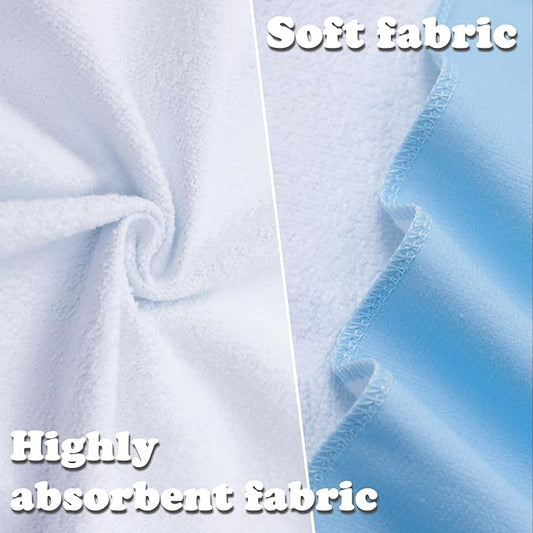 Kids Hooded Towels - Soft and Absorbent Bath, Beach, Swim Pool 30" x 60" Large Towel Cover Up for Boys and Girls Blue
