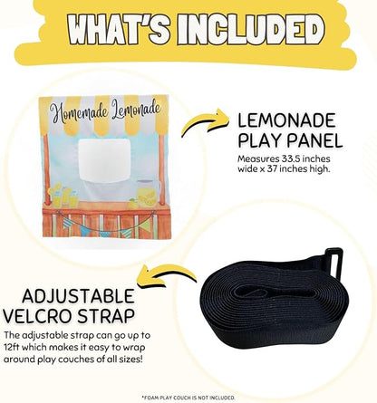 Play Panel for Childrens Foam Sofa Kids Couch (Lemonade Stand)