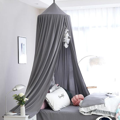 Upgrade Version of Canopy for Kids Bed, Extra Large Canopy for Girls Room Decoration Princess Castle Play Tent Hanging House, Dreamy Canopy for Children Room Reading Nook Canopies