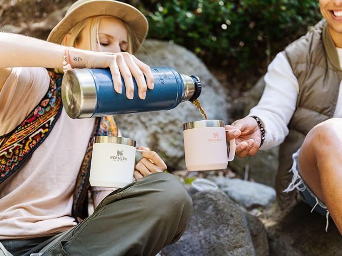 Stanley Classic Vacuum Insulated Wide Mouth Bottle -BPA-Free 18/8 Stainless Steel Thermos for Cold & Hot Beverages