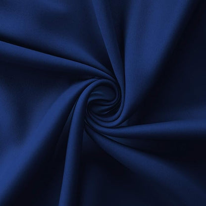 Mrs.Naturall Navy Blue Blackout Curtains for Kids Room,2 Panels Grommet Light Blocking Room Darkening Curtains for Boys Bedroom,63 Inch Length,Dark Blue